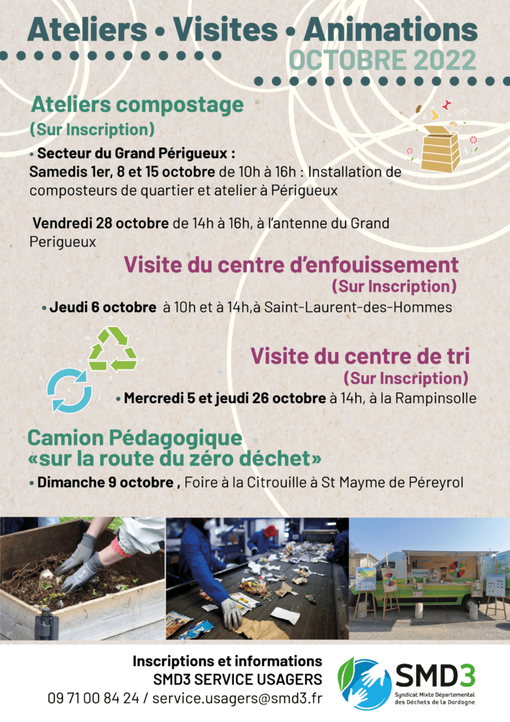 Composter - SMD3 : Collecte, transport et traitement des déchets en Dordogne